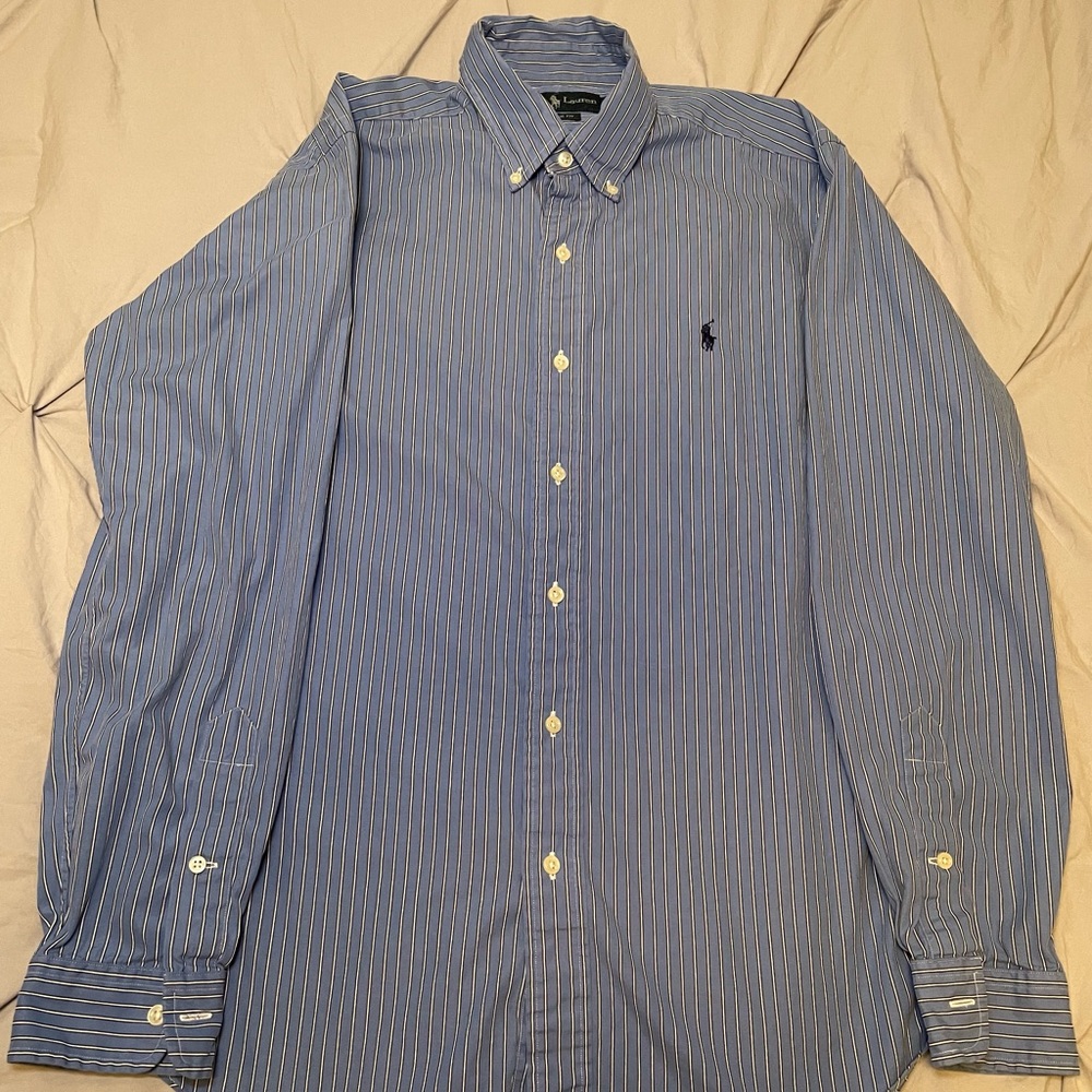 Mens Polo Ralph Lauren Button Down Dress shirt